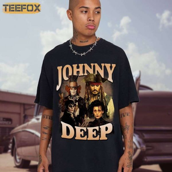 Johnny Depp Vintage Short Sleeve T Shirt