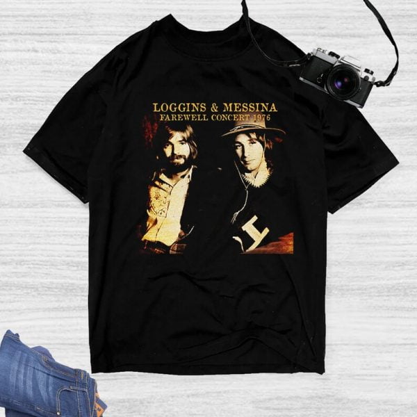 Kenny Loggins and Jim Messina Farewell Concert 1976 T Shirt