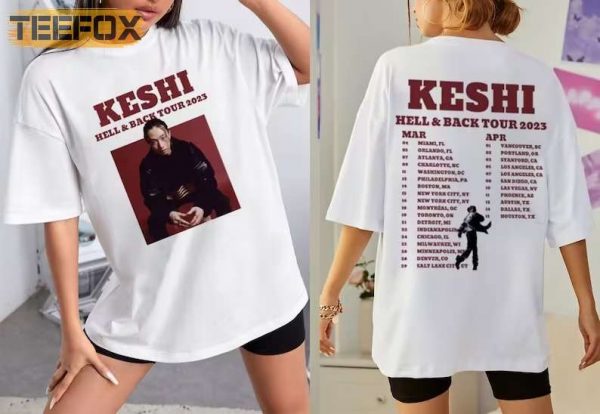 Keshi Hell Back Tour 2023 T Shirt