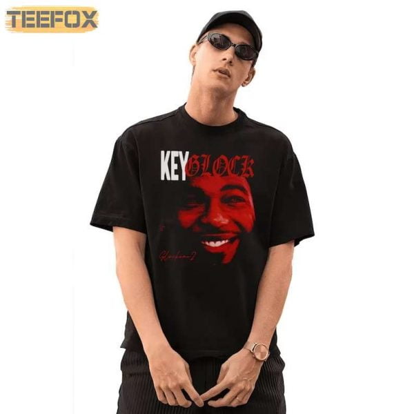 Key Glock Rap Only Black T Shirt