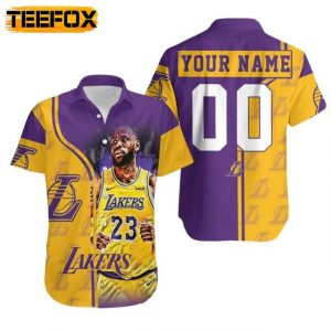 King James Los Angeles Lakers NBA 23 Hawaiian Shirt
