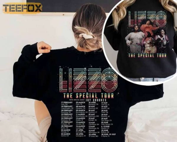 Lizzo Special World Tour 2023 With Joy Crookes T Shirt