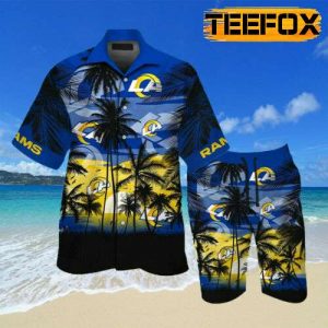 Los Angeles Rams Tropical Hawaiian Shirt
