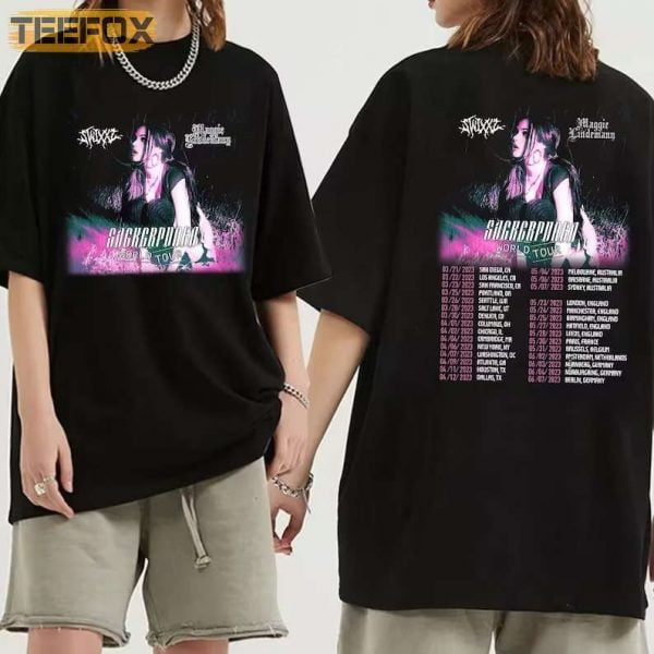 Maggie Lindemann Suckerpunch World Tour 2023 Concert Music T Shirt