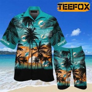 Miami Dolphins Football Tropical Hawaiian Shirt