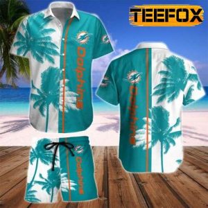 Miami Dolphins Tropical Hawaiian Shirt