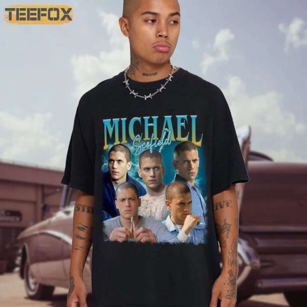 Michael Scofield Prison Break Short Sleeve T Shirt