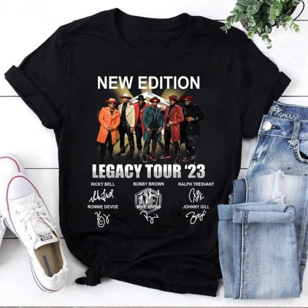 New Edition Legacy Tour 2023 Signatures T Shirt