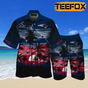 New England Patriots Football Tropical Hawaiian Shirt