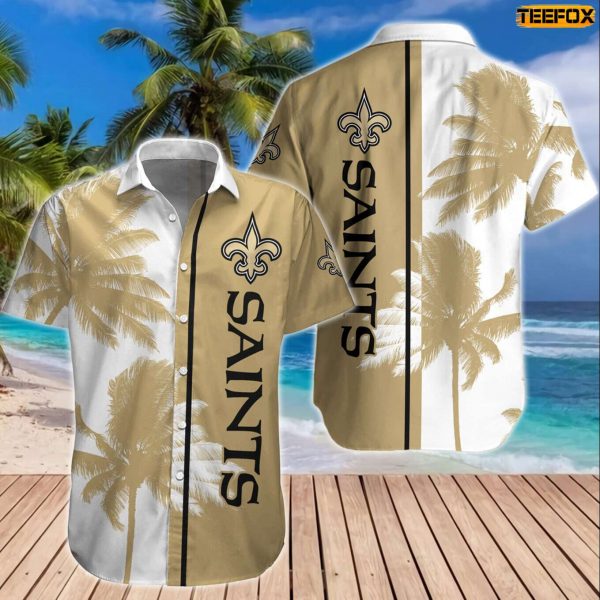 New Orleans Saints Tropical Hawaiian Shirt