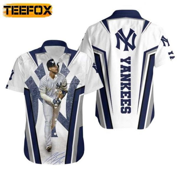 New York Yankees Gleyber Torres 25 Baseball Hawaiian Shirt