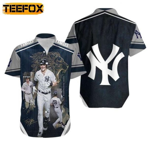 New York Yankees Luke Voit 59 Hawaiian Shirt