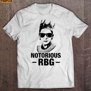 Notorious RBG Black Sunglasses Short Sleeve T Shirt