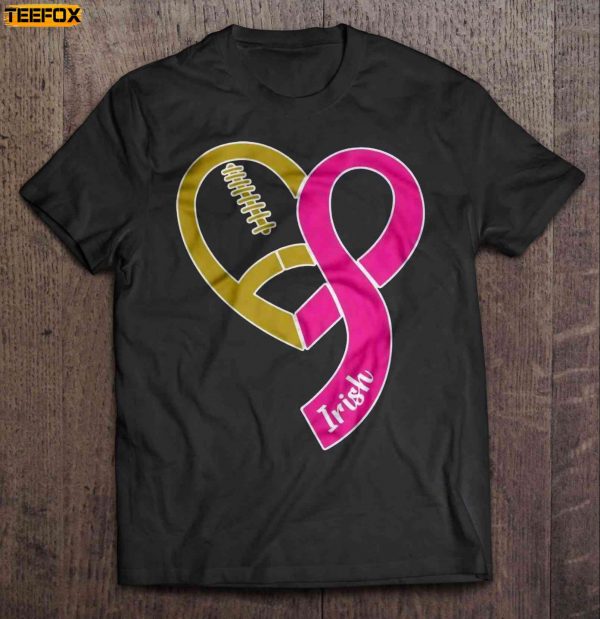 Notre Dame Fighting Irish Breast Cancer Awareness Short Sleeve T Shirt