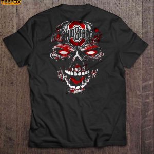 Ohio State Skull Short Sleeve T Shirt