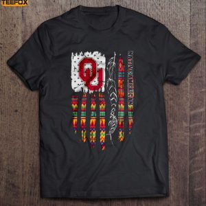 Oklahoma University Native American Short Sleeve T Shirt