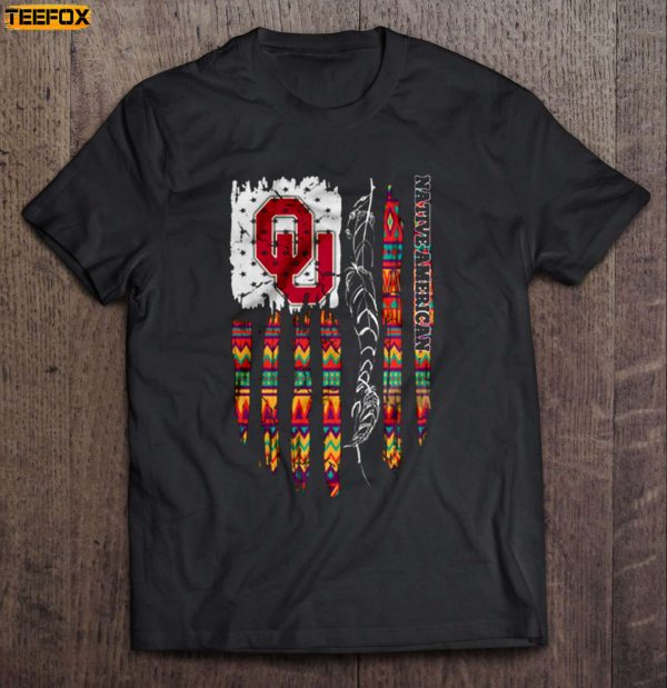 Oklahoma University Native American Short Sleeve T Shirt