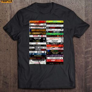 Old School Hip Hop Cassette Tape Short Sleeve T Shirt