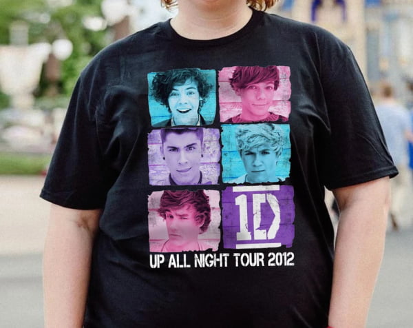 One Direction Up All Night Tour 2012 T Shirt