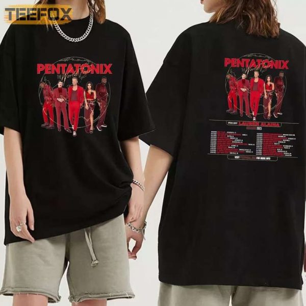 Pentatonix The World Tour Summer 2023 T Shirt