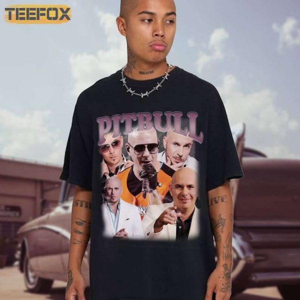 Pitbull Hip Hop Short Sleeve T Shirt