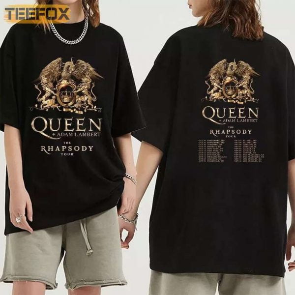 Queen The Rhapsody Tour 2023 T Shirt