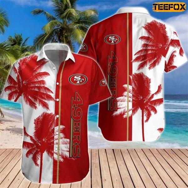 San Francisco 49ers Tropical Hawaiian Shirt