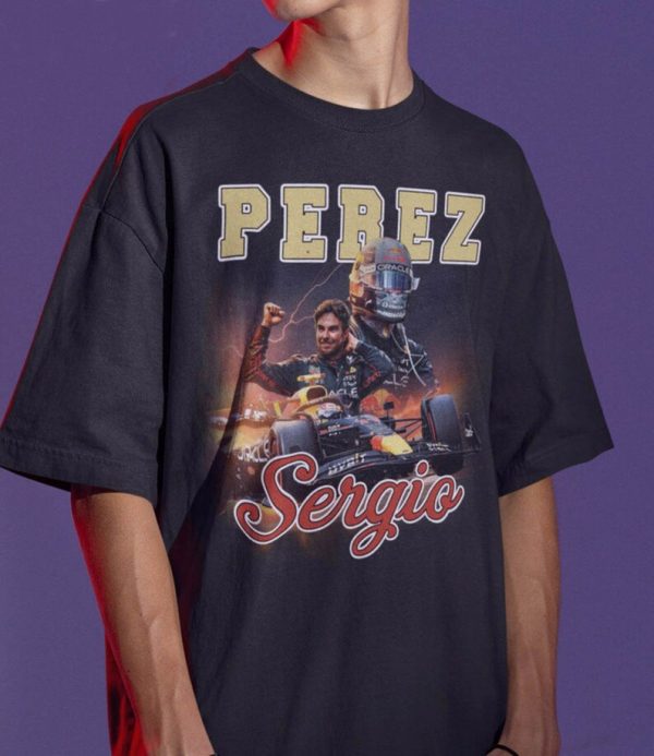 Sergio Perez Formula 1 Racing T Shirt