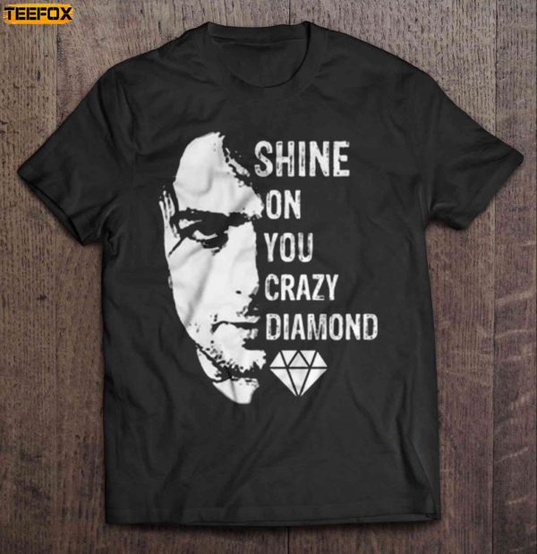 Shine On You Crazy Diamond Syd Barrett Short Sleeve T Shirt