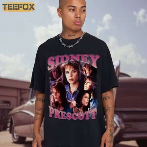 Sidney Prescott Scream Movie Short Sleeve T Shirt 1