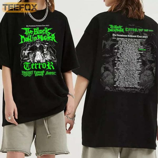 The Black Dahlia Murder The Verminous Remnant Tour 2023 T Shirt