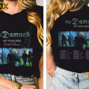 The Damned London 2023 New Tour T Shirt