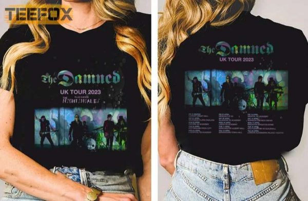 The Damned London 2023 New Tour T Shirt