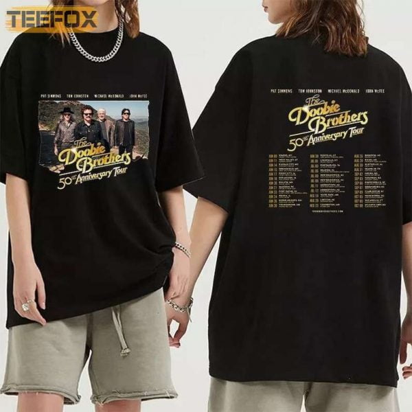 The Doobie Brothers 50th Anniversary Tour T Shirt