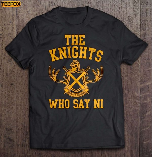 The Knights Who Say Ni Monty Python Short Sleeve T Shirt