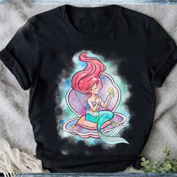 The Little Mermaid Disney Movie Cartoon T Shirt