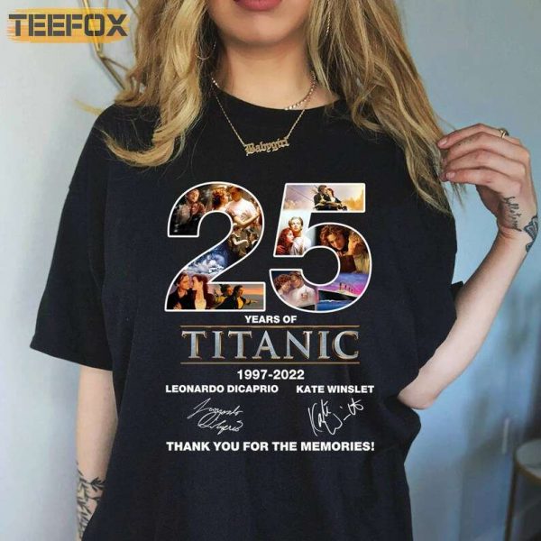 Titanic 26th Anniversary Short Sleeve T Shirt