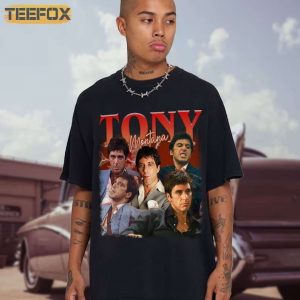 Tony Montana Scarface Movie Short Sleeve T Shirt