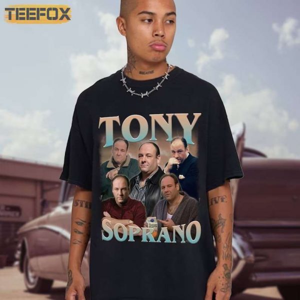 Tony Soprano The Sopranos Series Short Sleeve T Shirt