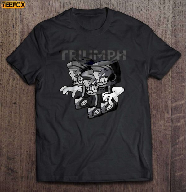 Triumph 3 Piston Short Sleeve T Shirt