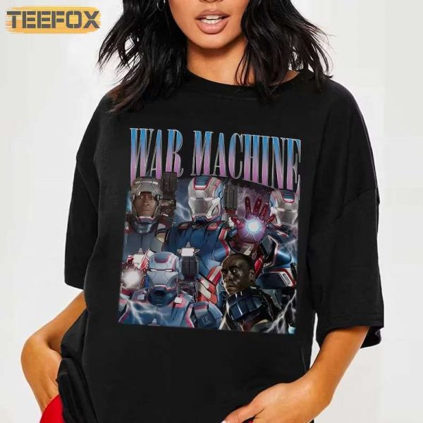 War Machine War Machine Superhero Avengers Short Sleeve T Shirt