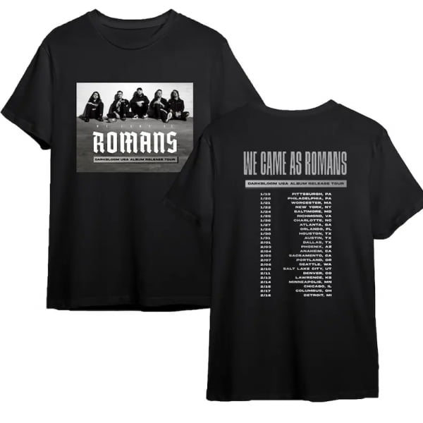 We Came As Romans Darkbloom Tour 2023 T Shirt