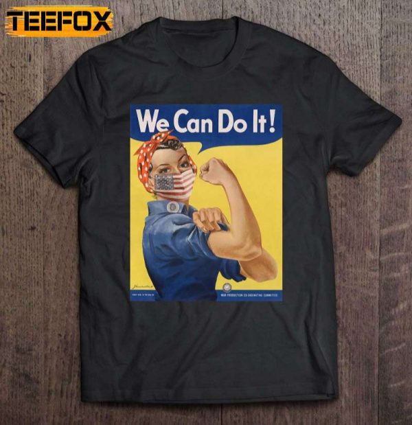 We Can Do It Rosie The Riveter Coronavirus 2020 Poster Short Sleeve T Shirt