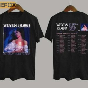 Weyes Blood Holy Flux Tour 2023 T Shirt