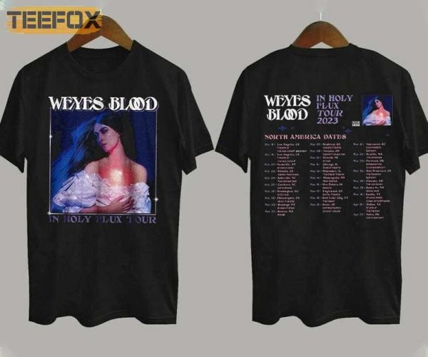 Weyes Blood Holy Flux Tour 2023 T Shirt