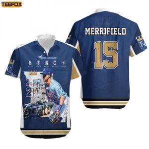 Whit Merrifield Kansas City Royals 15 Hawaiian Shirt