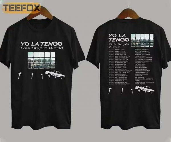 Yo La Tengo This Stupid World US Tour 2023 T Shirt