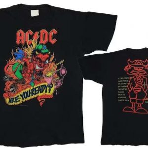 ACDC Are You Ready Short Sleeve T Shirt