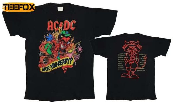 ACDC Are You Ready Short Sleeve T Shirt