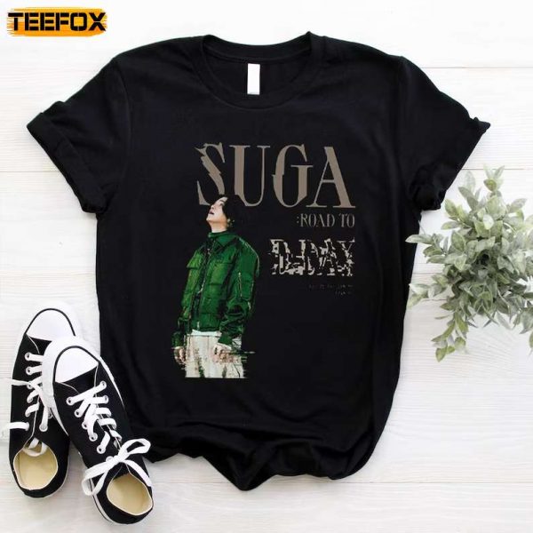 Agust D Suga Road To D Day Album Short Sleeve T Shirt